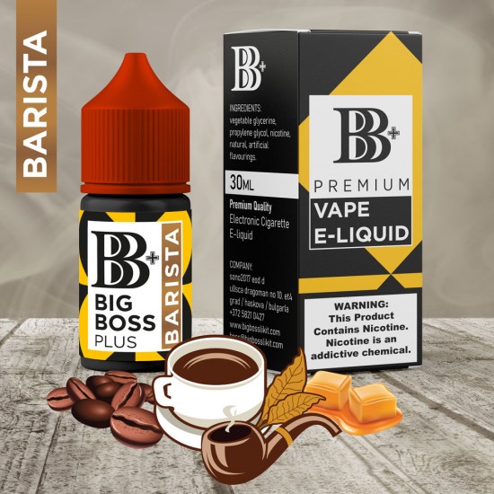 BB+ Plus Premium BARISTA 30ML Likit  en uygun fiyatlar ile bigbosslikit.net