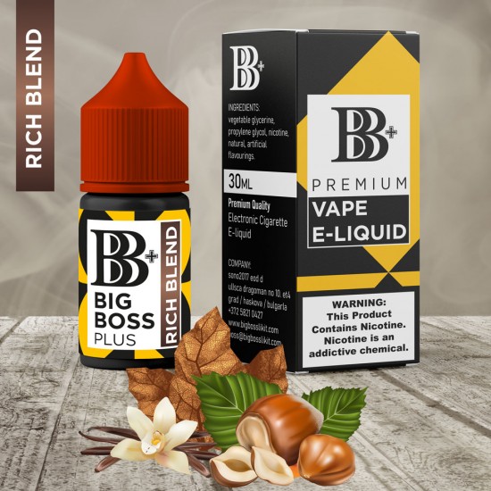 BB+ Plus Premium RICH BLEND 30ML Likit  en uygun fiyatlar ile bigbosslikit.net