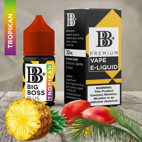 BB+ Plus Premium TROPIKAN 30ML Likit  en uygun fiyatlar ile bigbosslikit.net