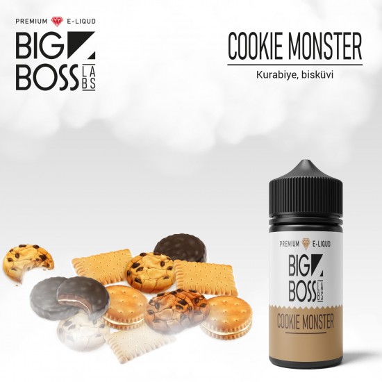 Big Boss 60 ML Cookie Monster Likit  en uygun fiyatlar ile bigbosslikit.net