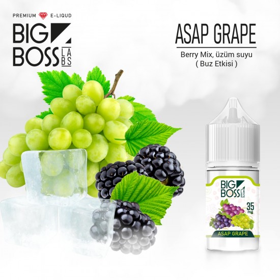 Big Boss Asap Grape 30 ML Likit  en uygun fiyatlar ile bigbosslikit.net