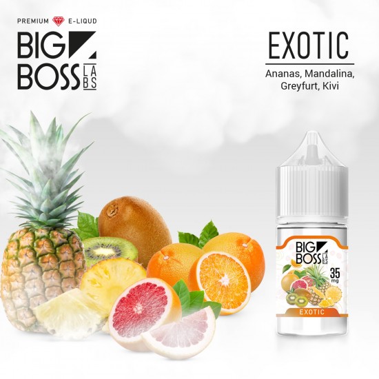 Big Boss Exotic 30 ML Salt Likit  en uygun fiyatlar ile bigbosslikit.net