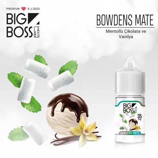 Big Boss Bowdens Mate 30 ML Salt Likit  en uygun fiyatlar ile bigbosslikit.net